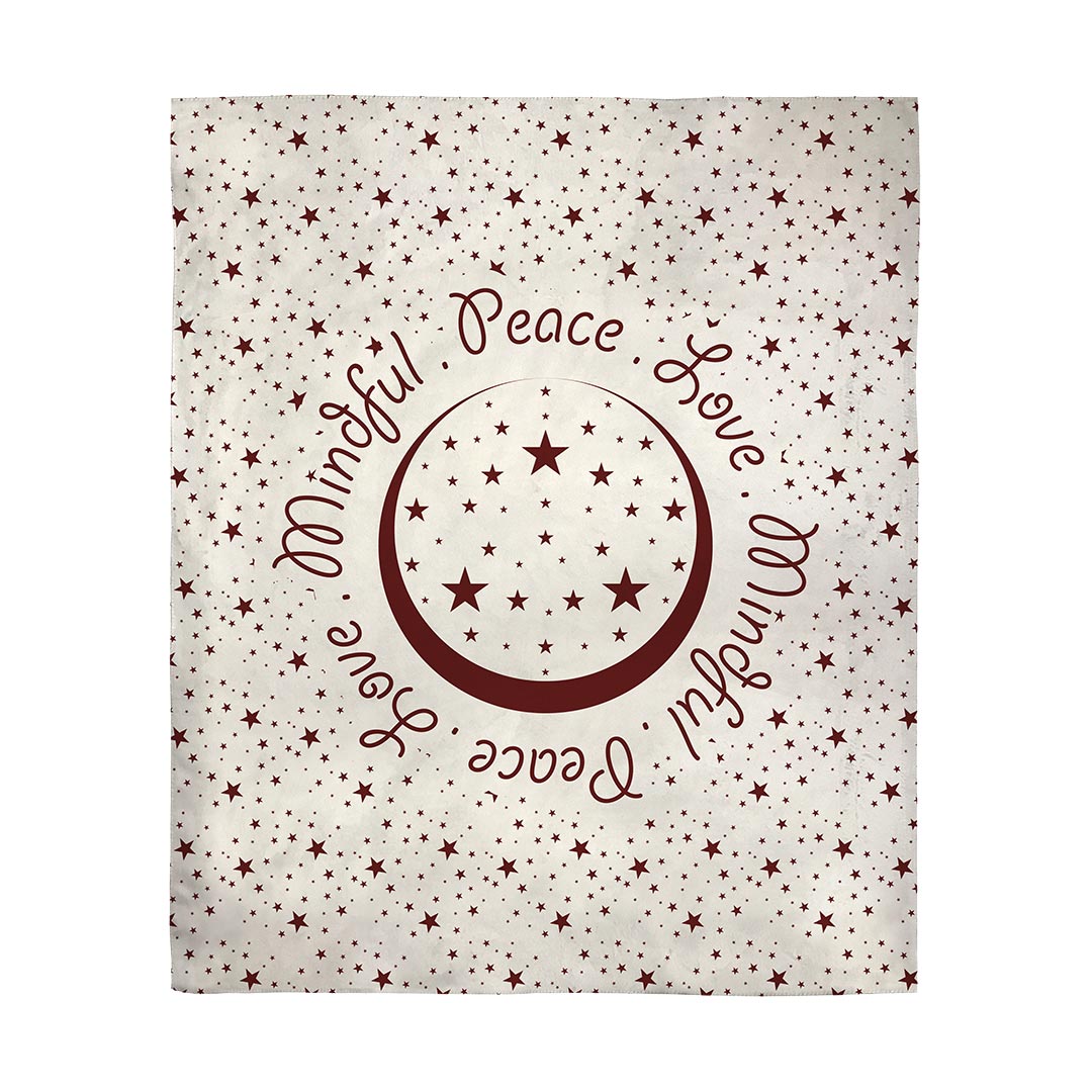 Blankets Peace.Love.Mindful