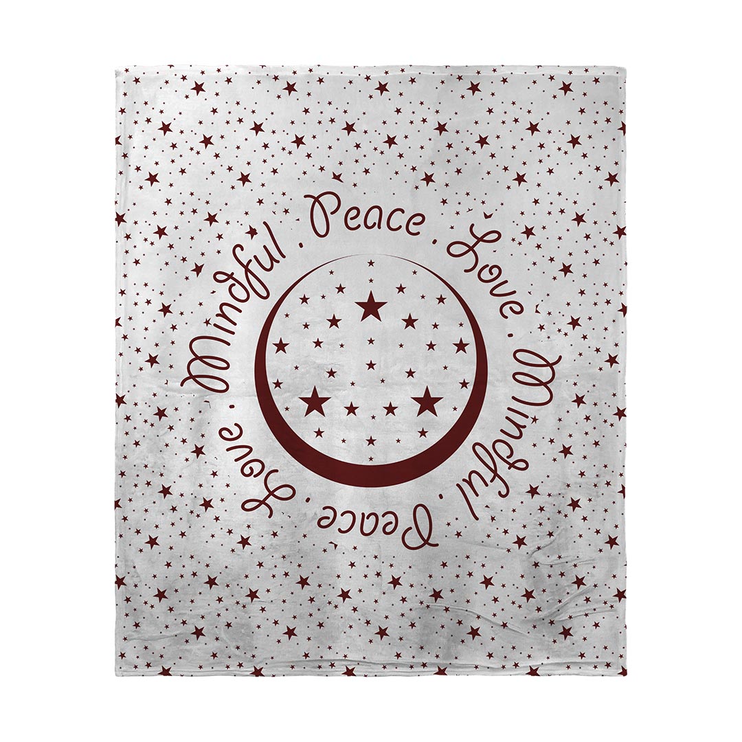 Blankets Peace.Love.Mindful