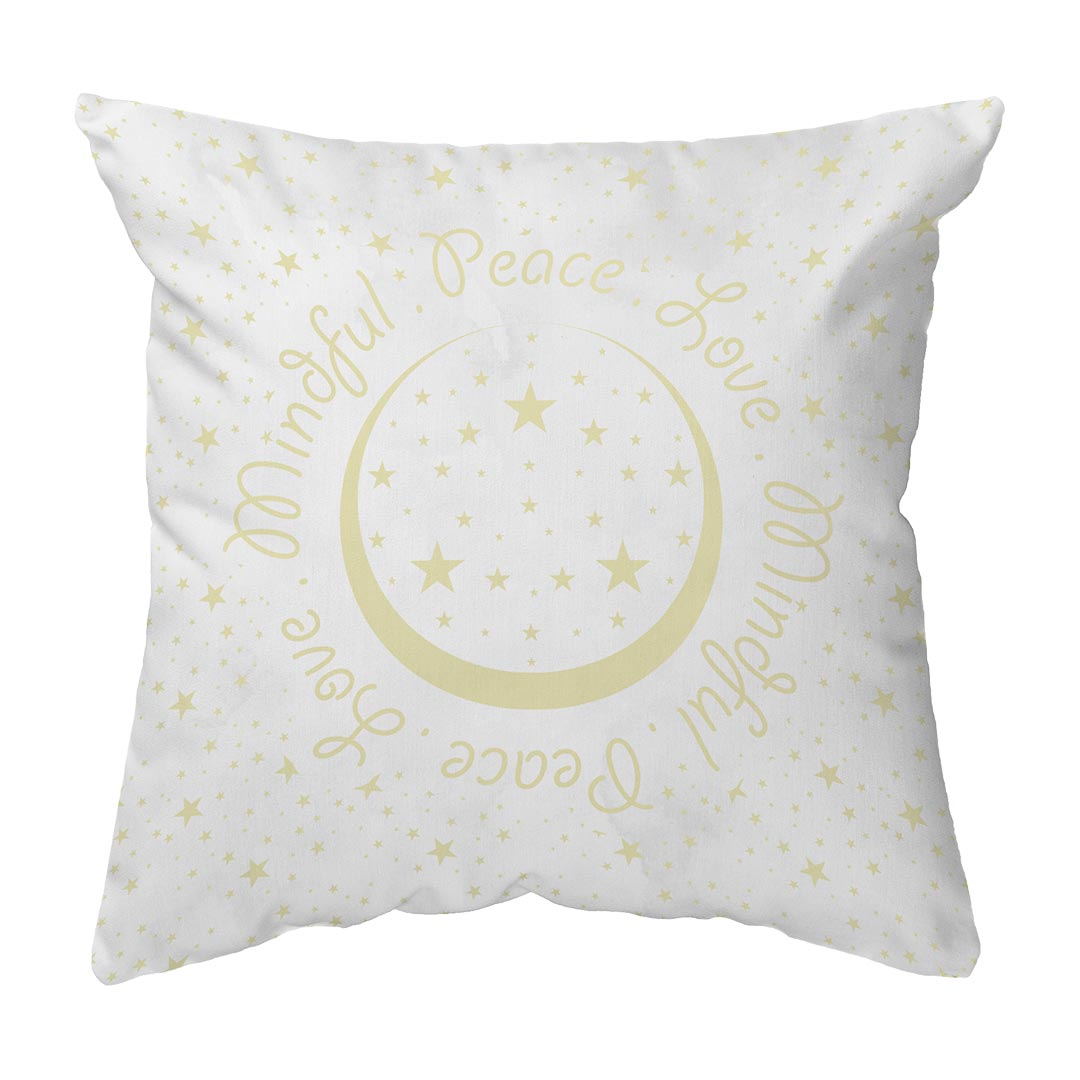 Zippered Pillow Shell Peace.Love.Mindful