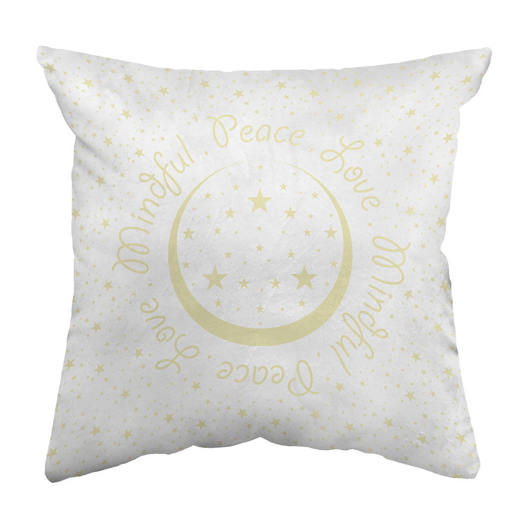 Zippered Pillow Shell Peace.Love.Mindful