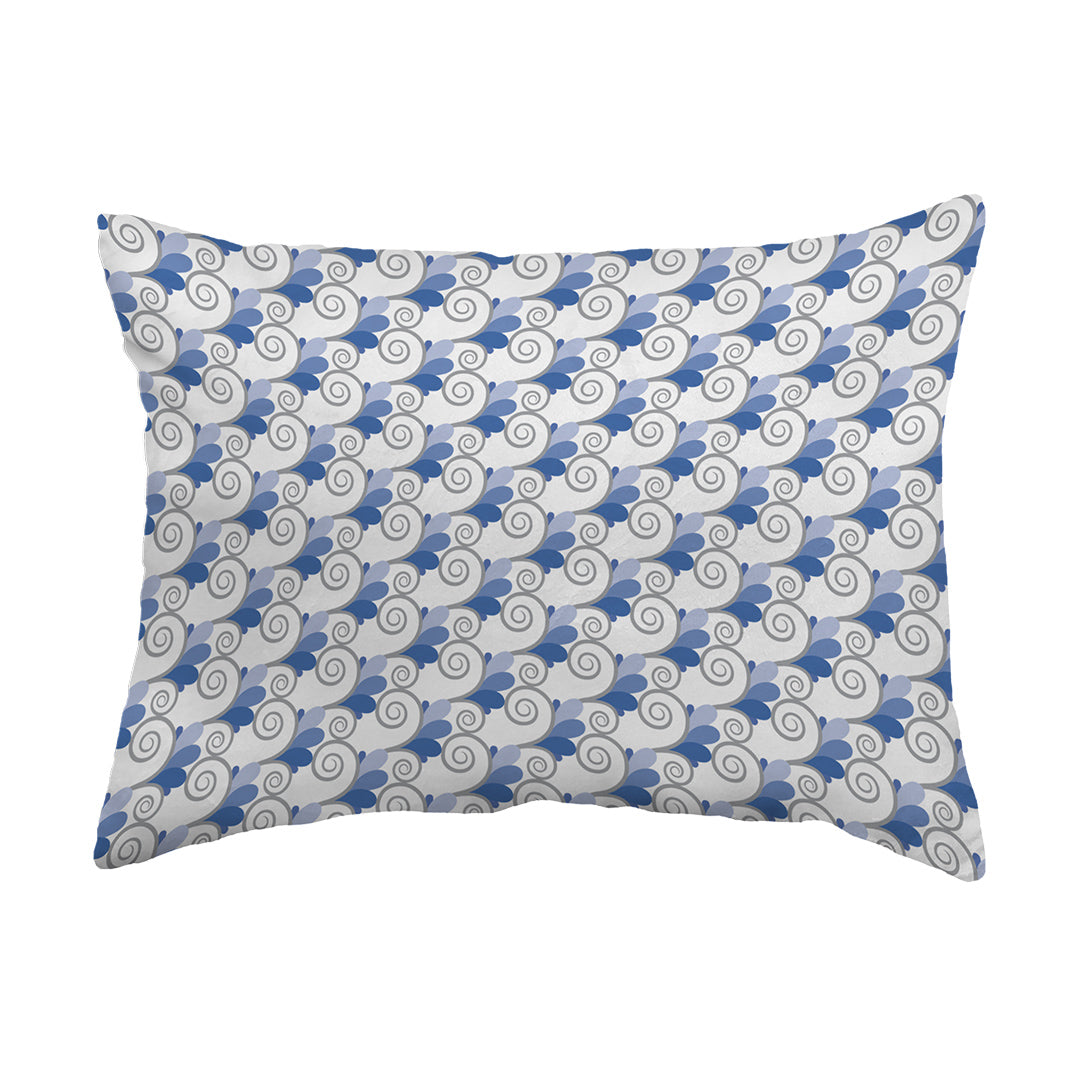 Throw Pillow Spiral Buds