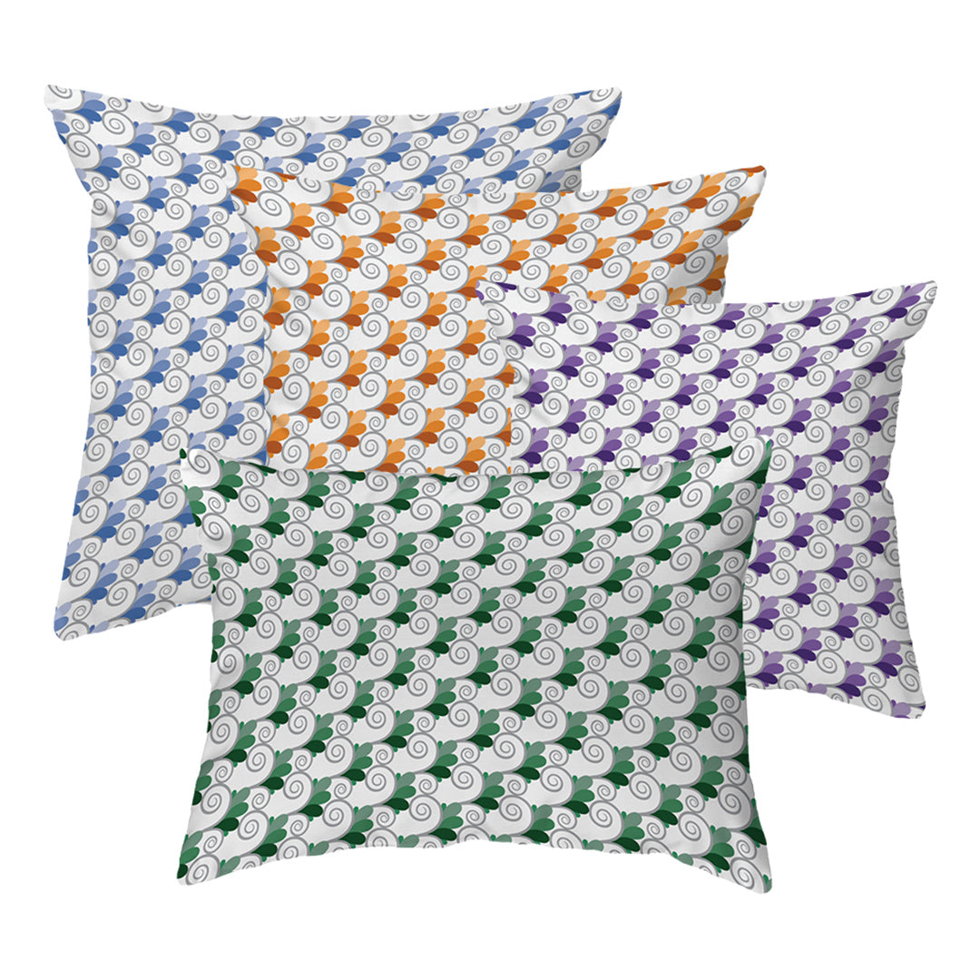 Zippered Pillow Shell Spiral Buds