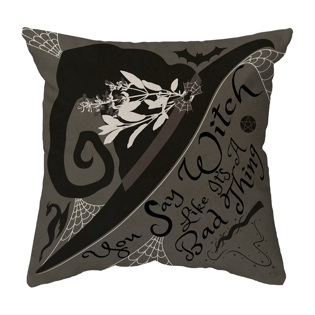 Throw Pillow Spooky Witchy Thing