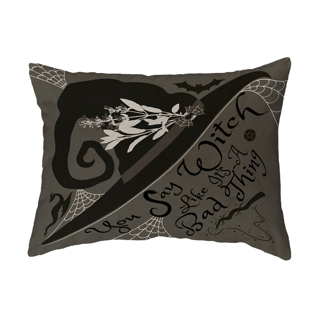 Zippered Pillow Shell Spooky Witchy Thing