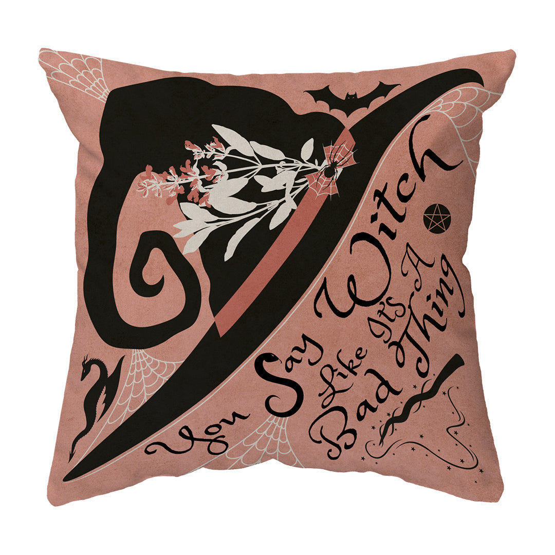 Zippered Pillow Shell Spooky Witchy Thing
