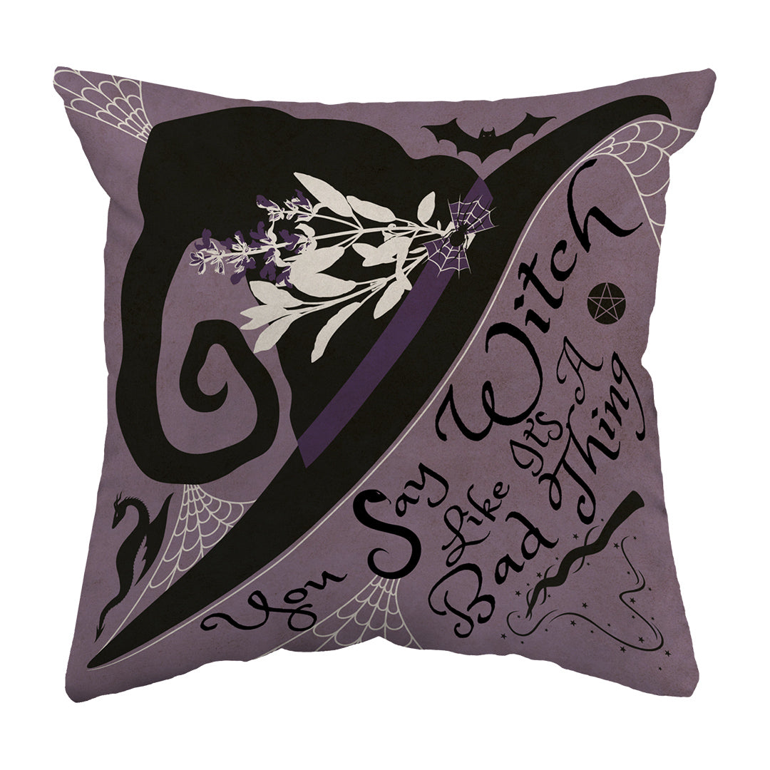 Throw Pillow Spooky Witchy Thing