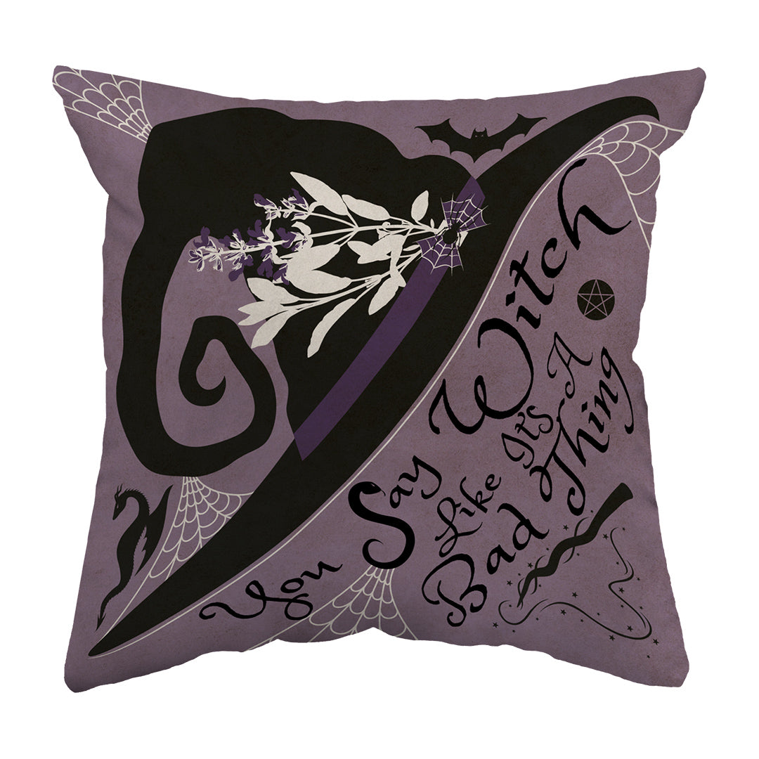 Zippered Pillow Shell Spooky Witchy Thing