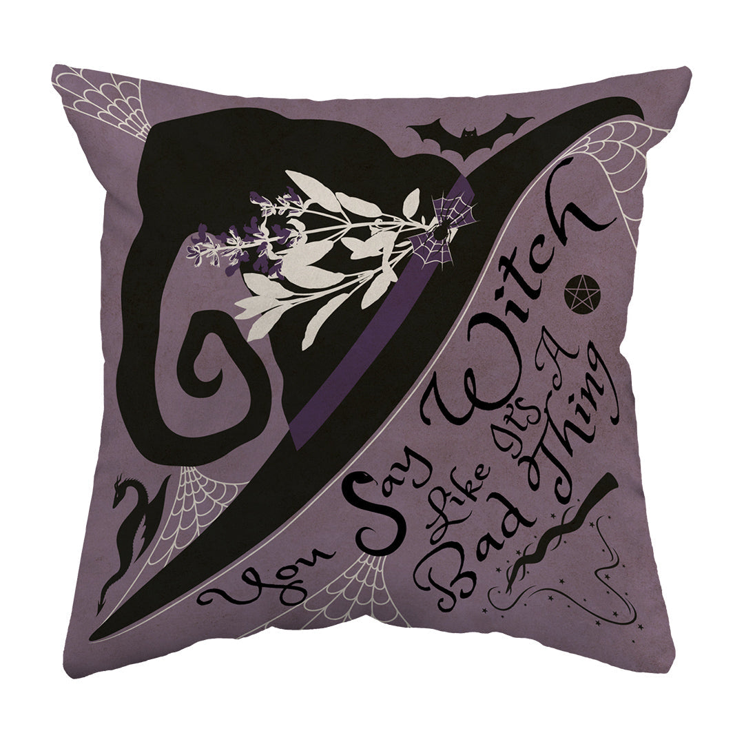 Zippered Pillow Shell Spooky Witchy Thing