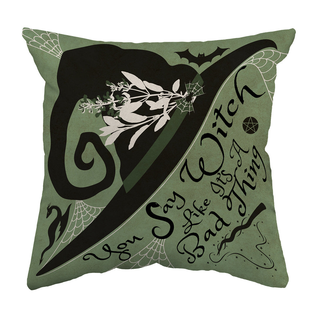 Throw Pillow Spooky Witchy Thing