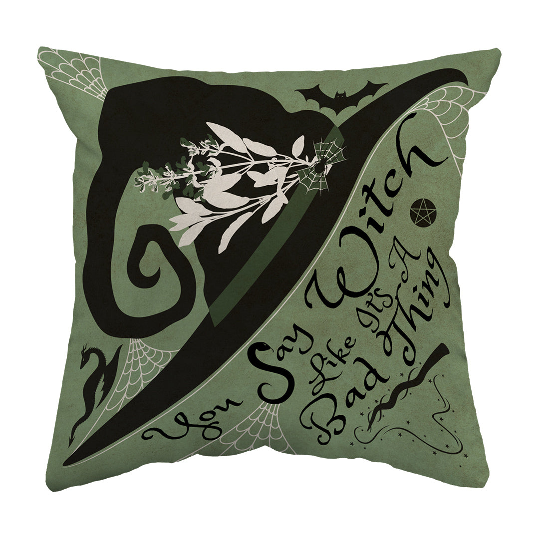 Zippered Pillow Shell Spooky Witchy Thing