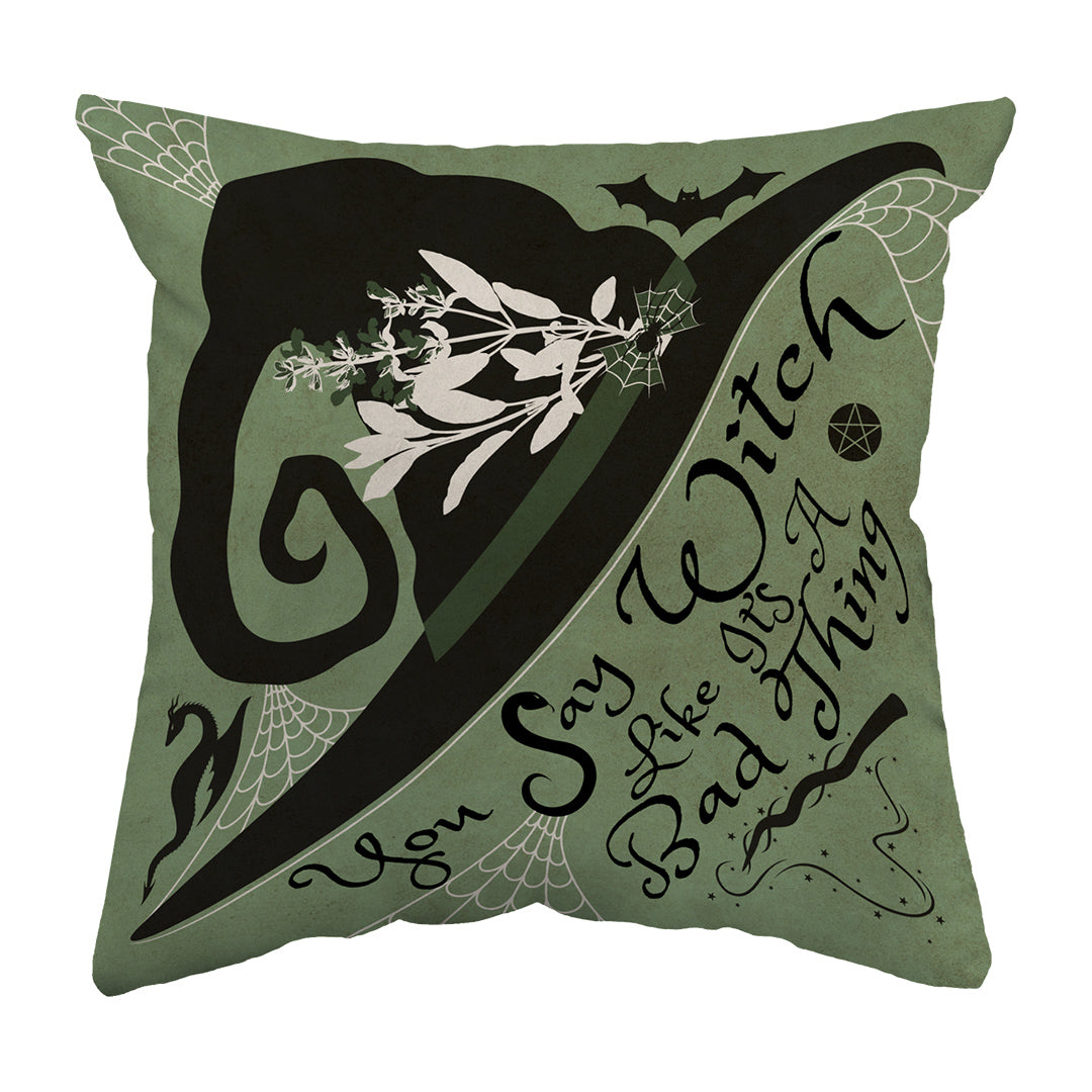 Throw Pillow Spooky Witchy Thing
