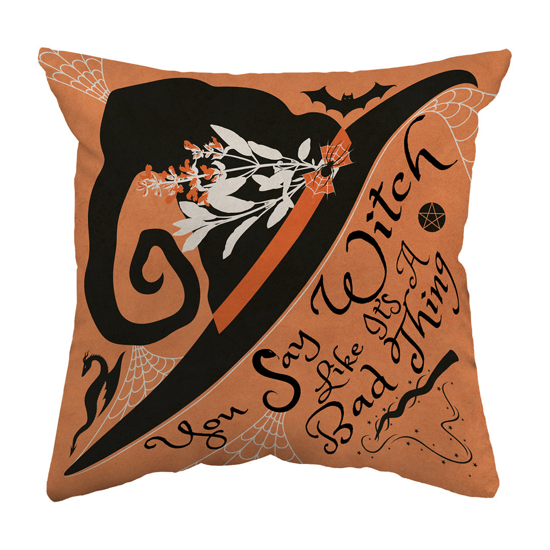Zippered Pillow Shell Spooky Witchy Thing