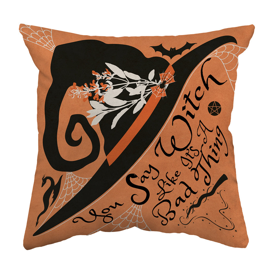 Zippered Pillow Shell Spooky Witchy Thing