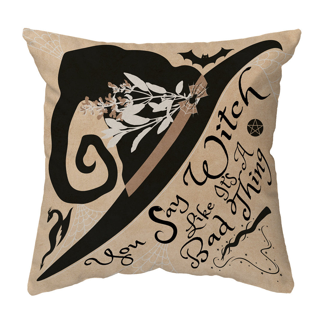 Throw Pillow Spooky Witchy Thing