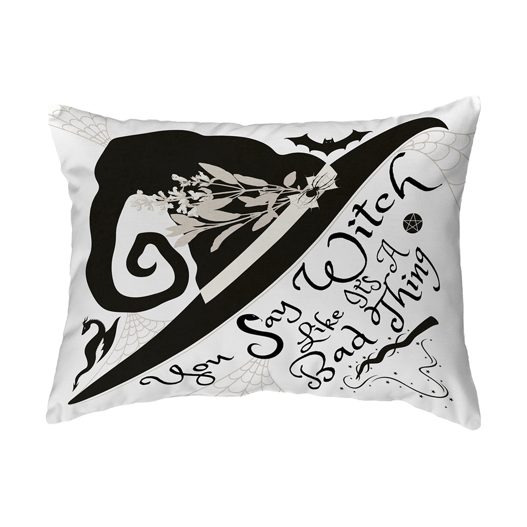 Zippered Pillow Shell Spooky Witchy Thing