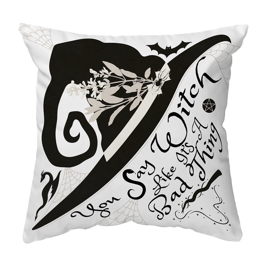 Zippered Pillow Shell Spooky Witchy Thing