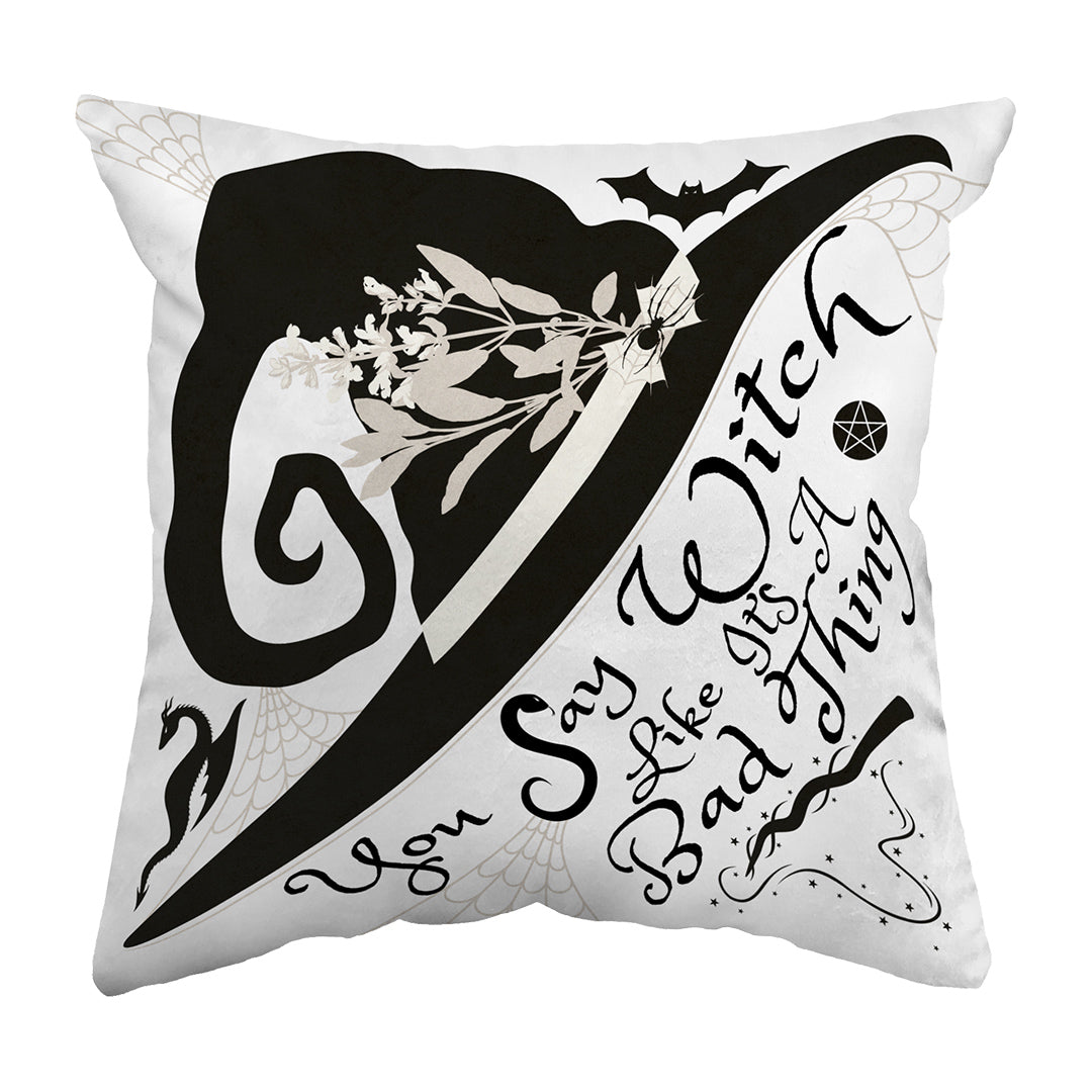 Zippered Pillow Shell Spooky Witchy Thing
