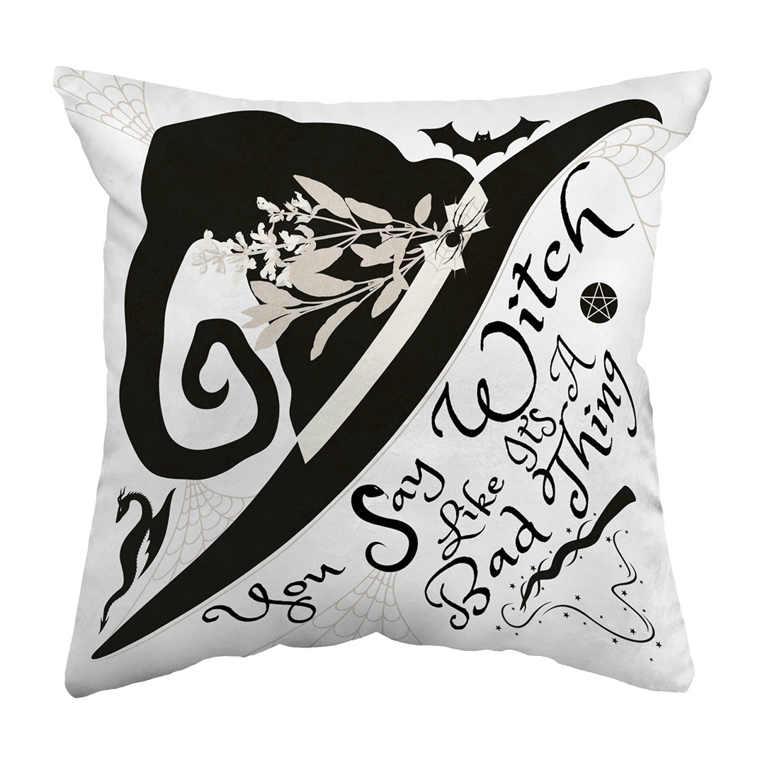 Throw Pillow Spooky Witchy Thing