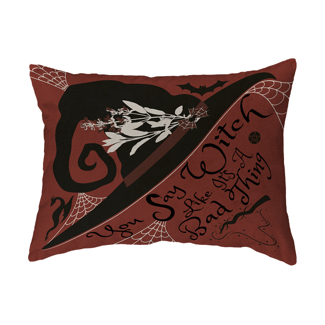 Zippered Pillow Shell Spooky Witchy Thing