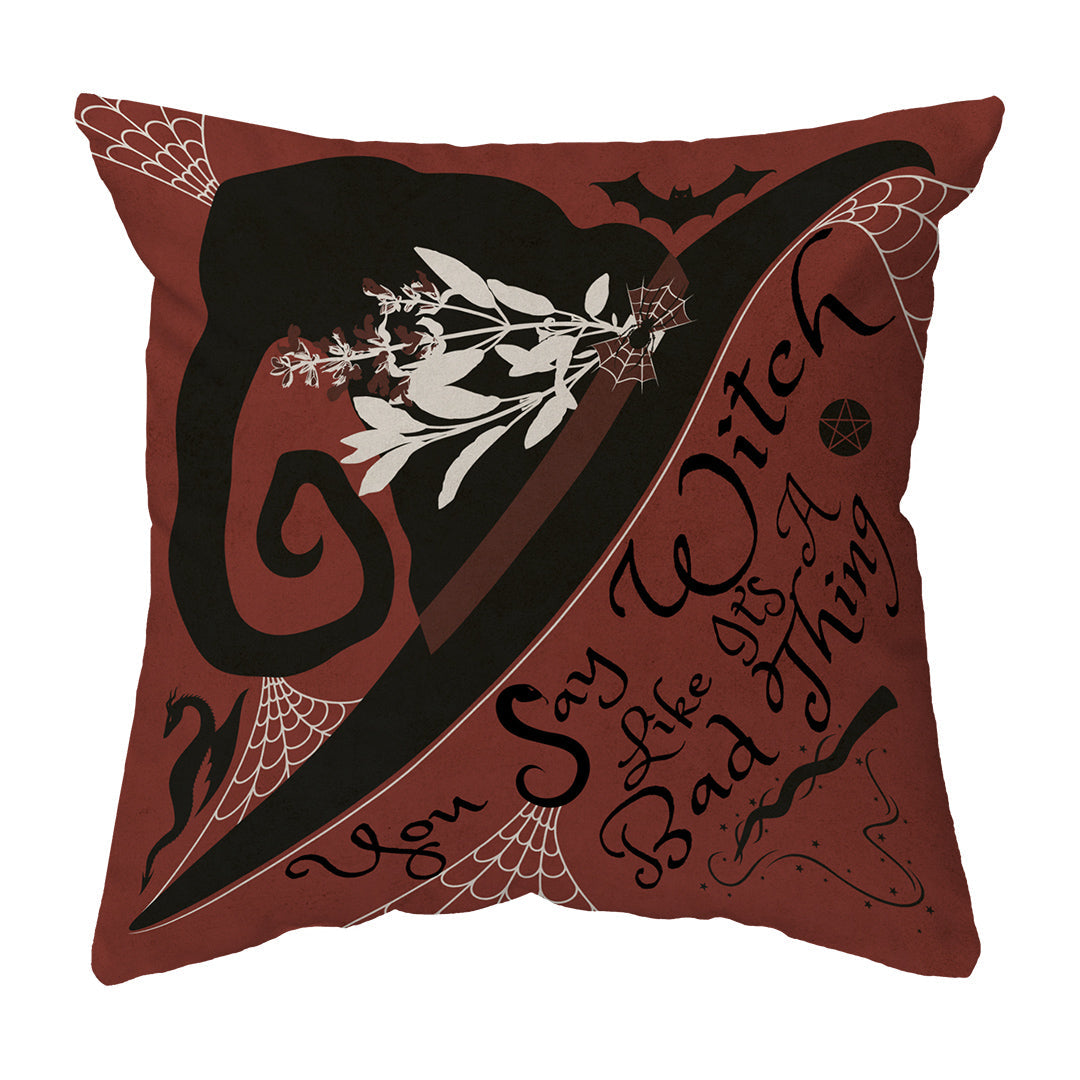 Zippered Pillow Shell Spooky Witchy Thing