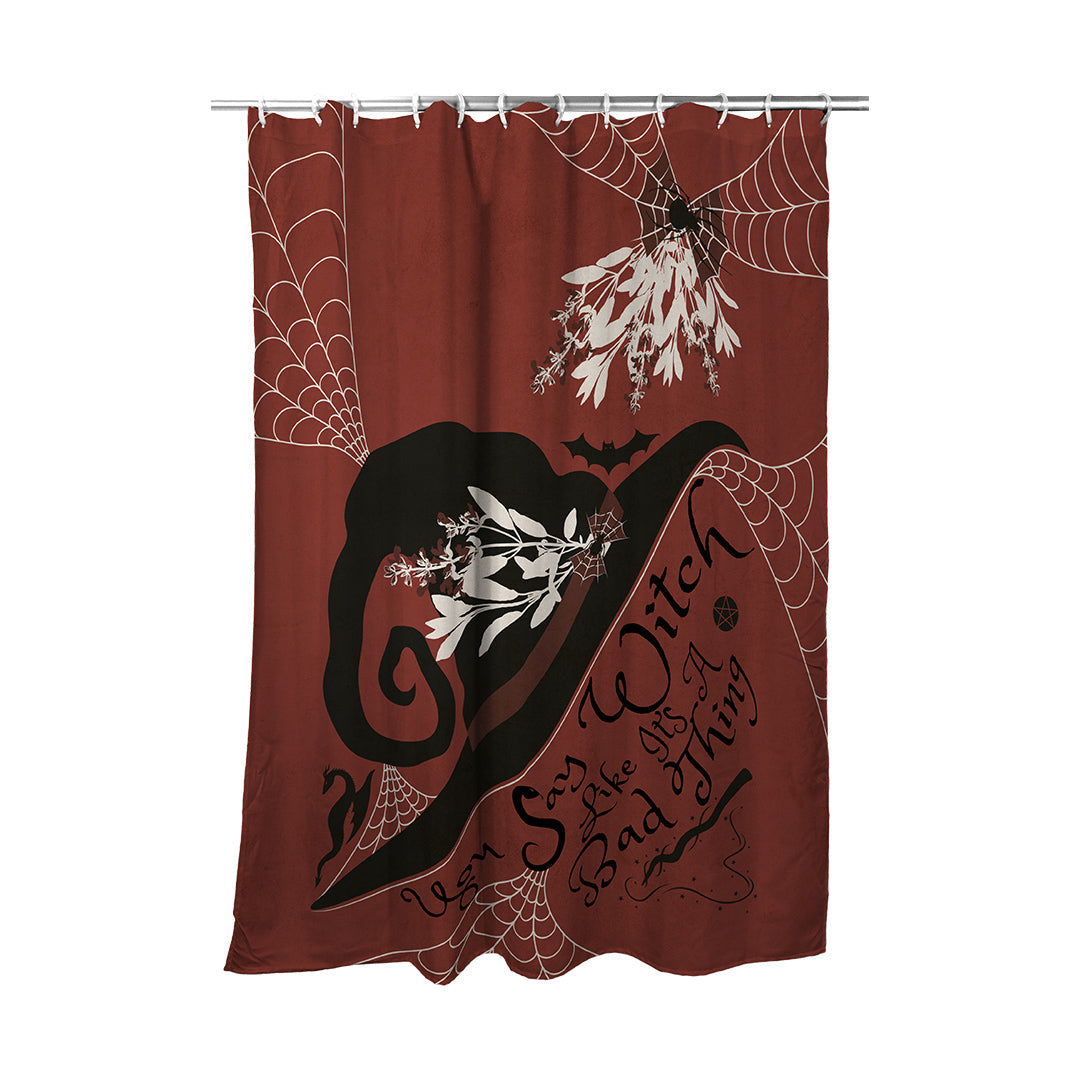 Shower Curtain Spooky Witchy Thing