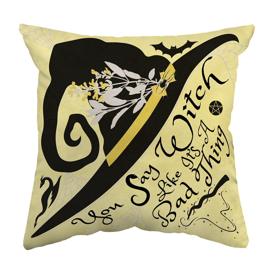Zippered Pillow Shell Spooky Witchy Thing