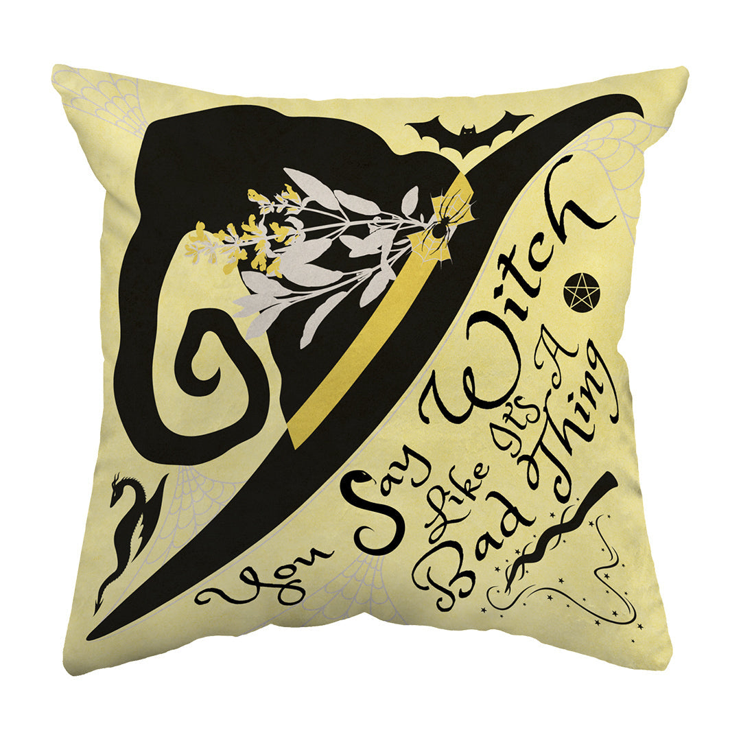 Zippered Pillow Shell Spooky Witchy Thing