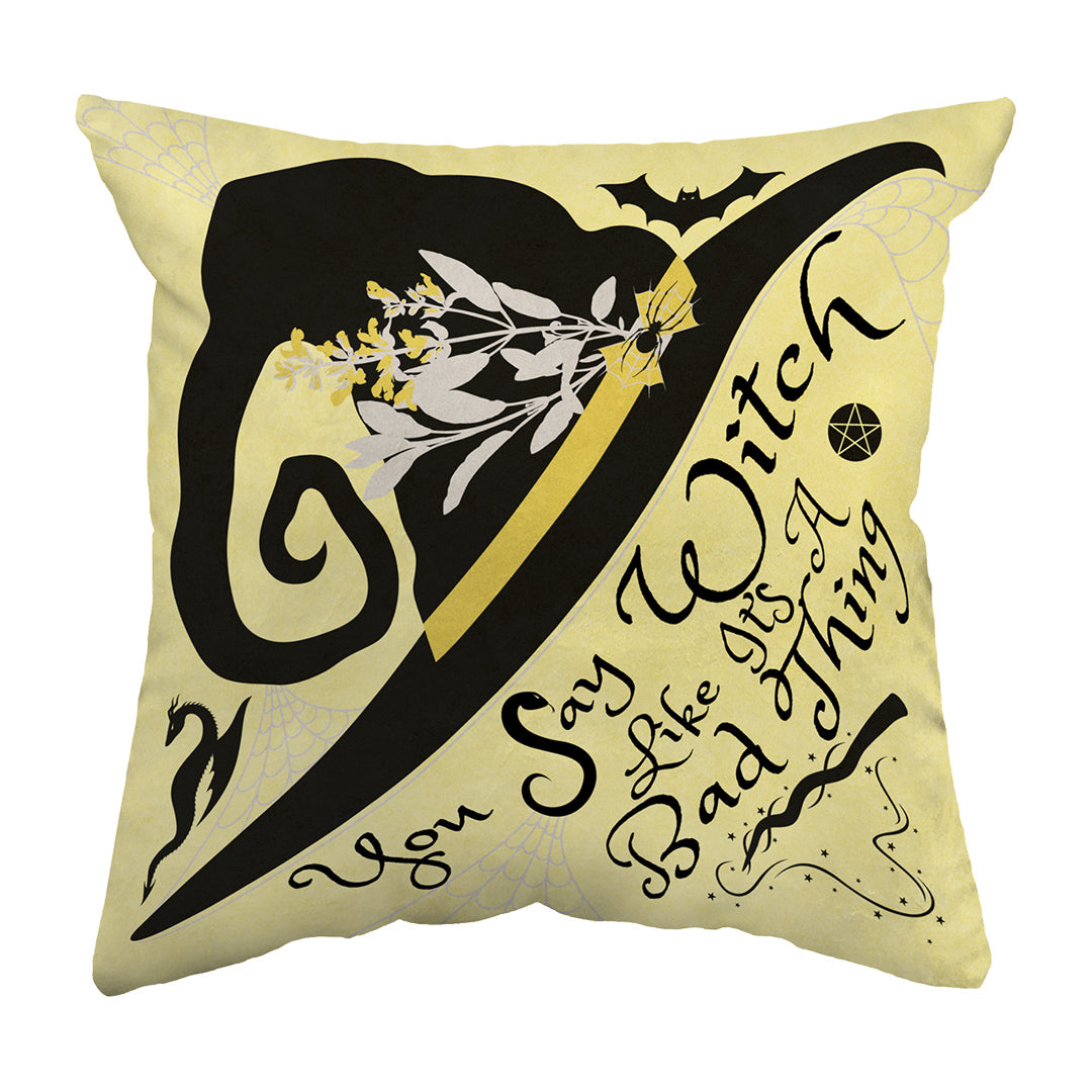 Zippered Pillow Shell Spooky Witchy Thing
