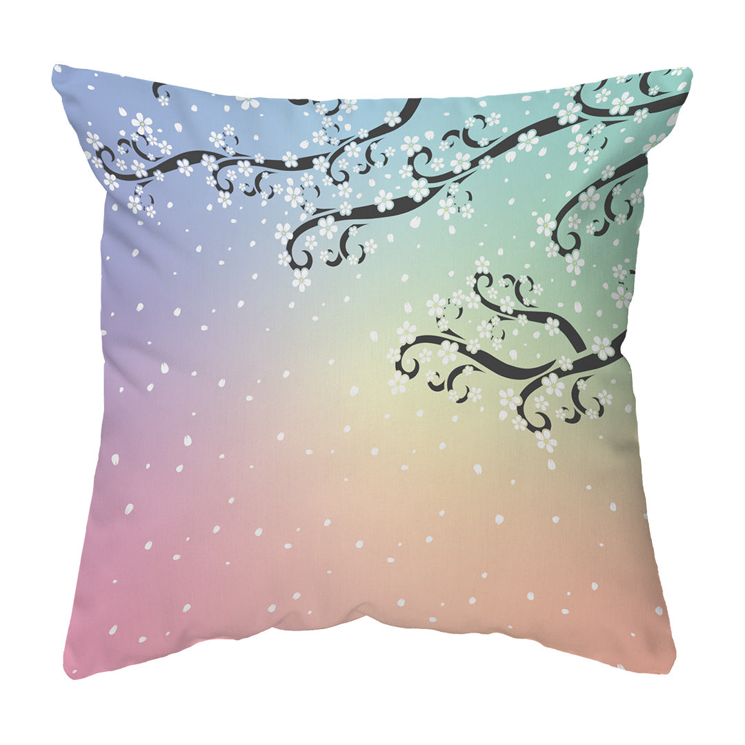 Zippered Pillow Shell Spring Blossoms