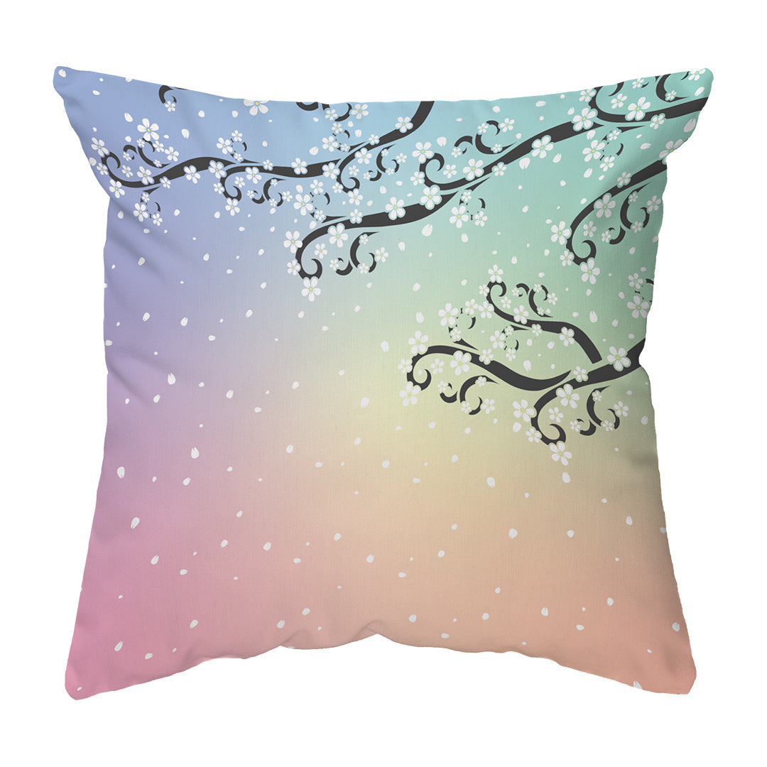 Zippered Pillow Shell Spring Blossoms