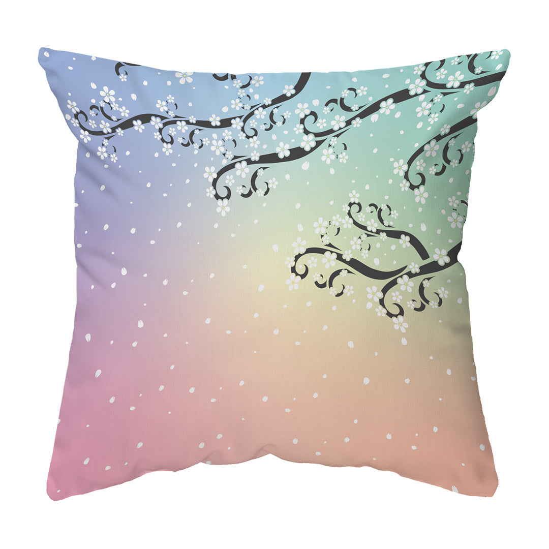 Zippered Pillow Shell Spring Blossoms