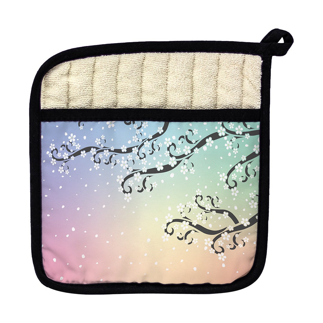 Pot Holder Spring Blossoms