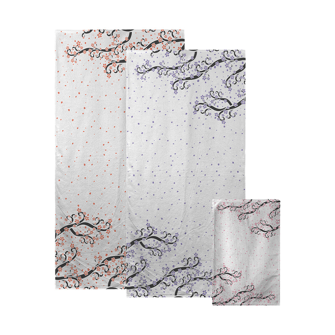 Towels Spring Blossoms