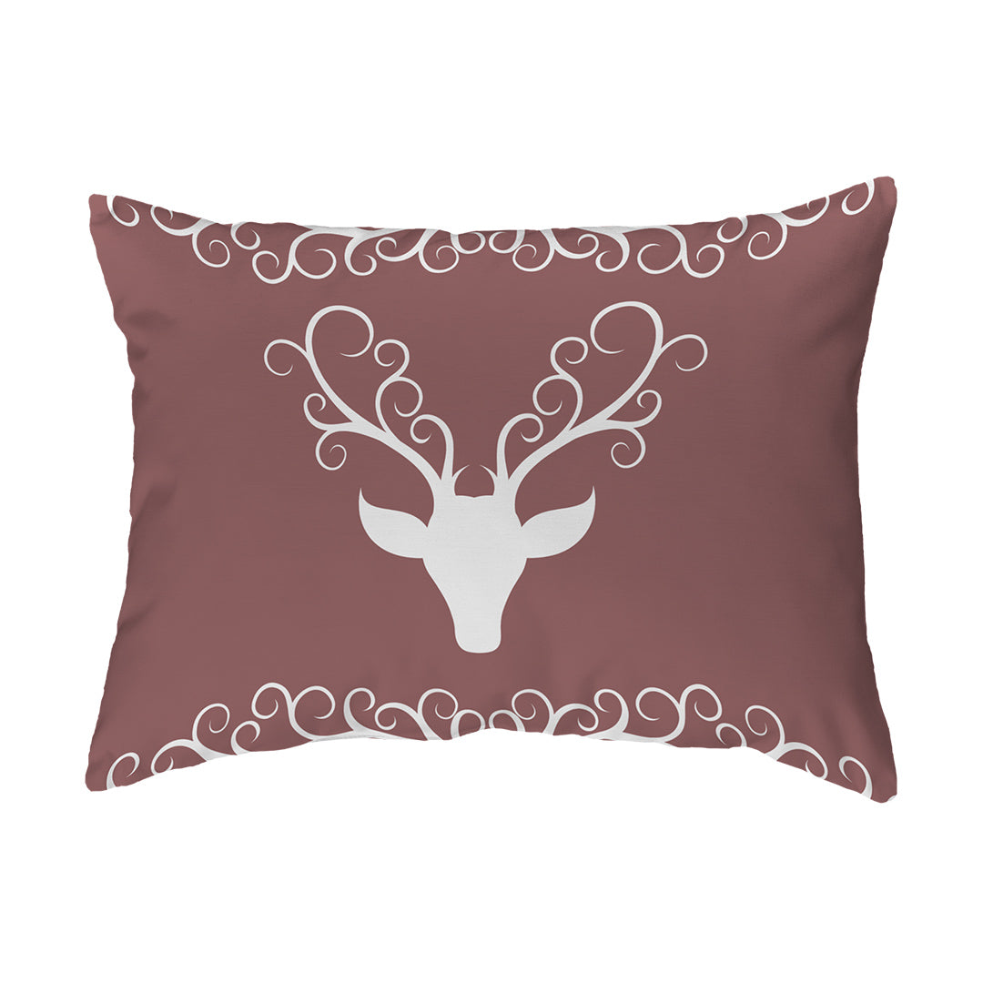 Zippered Pillow Stag