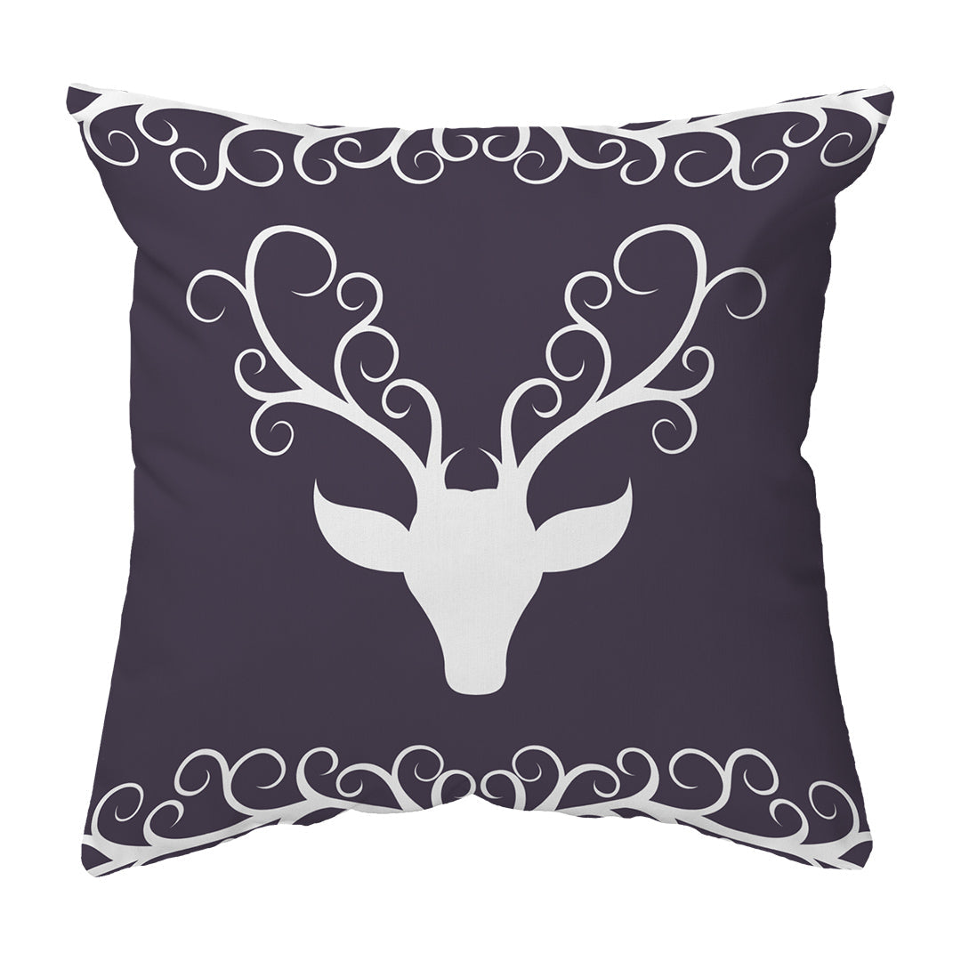 Zippered Pillow Stag