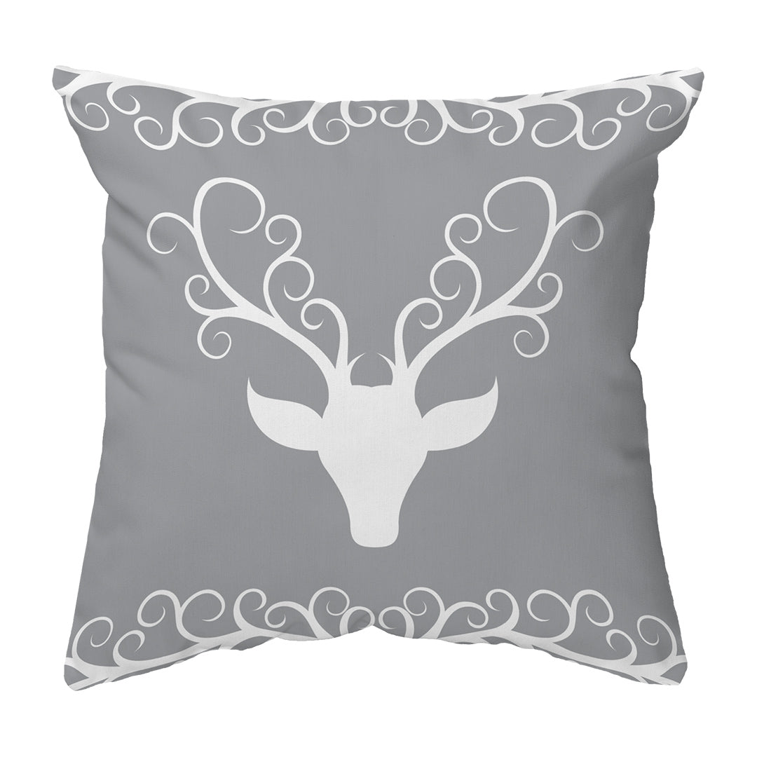 Zippered Pillow Stag