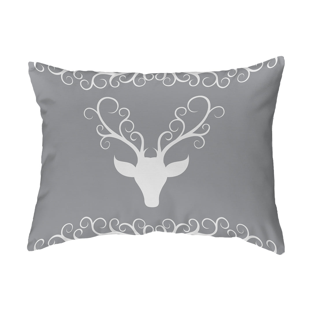 Zippered Pillow Stag