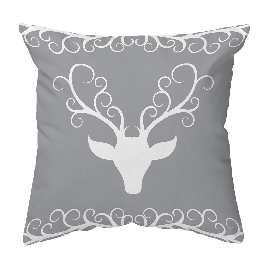 Zippered Pillow Stag