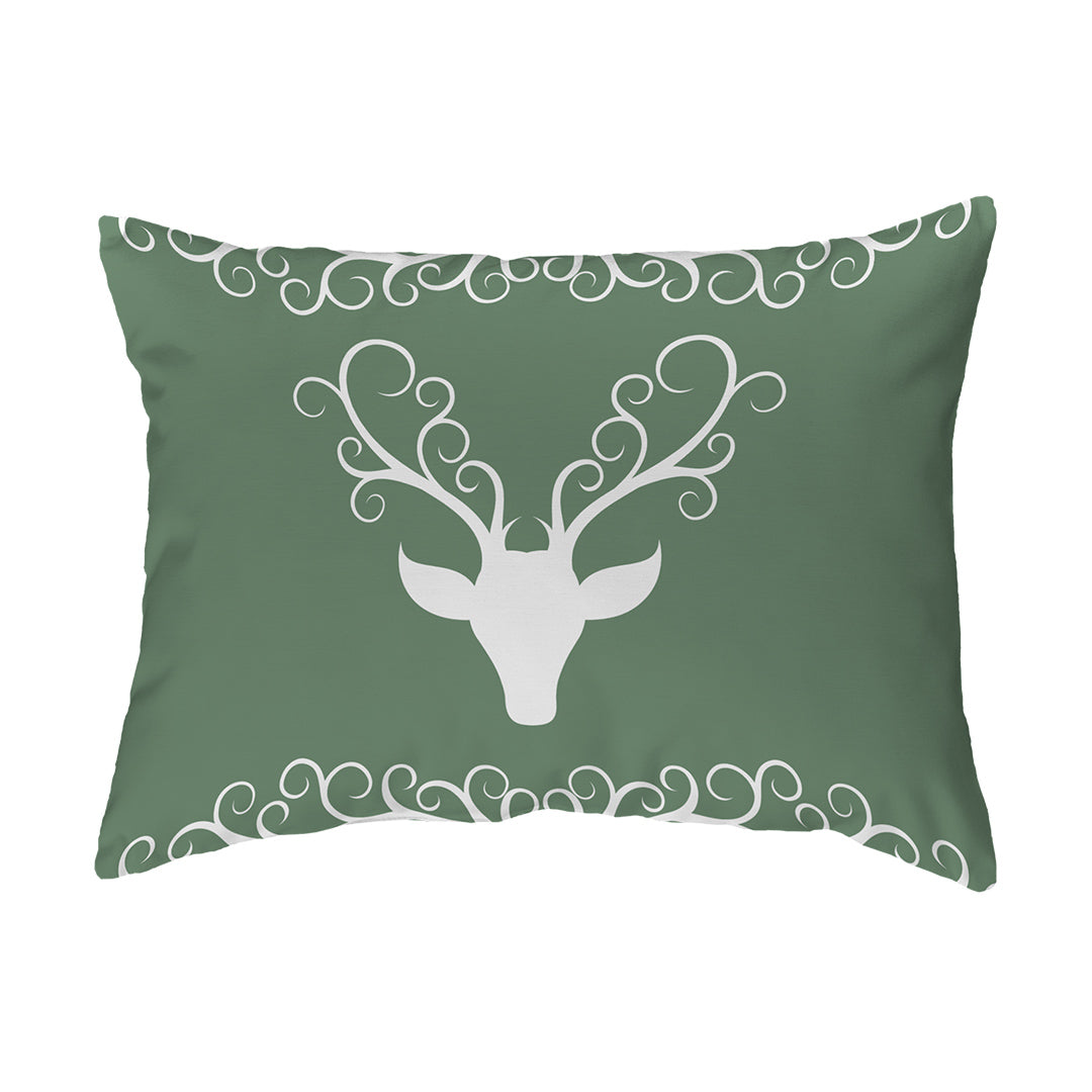 Zippered Pillow Stag