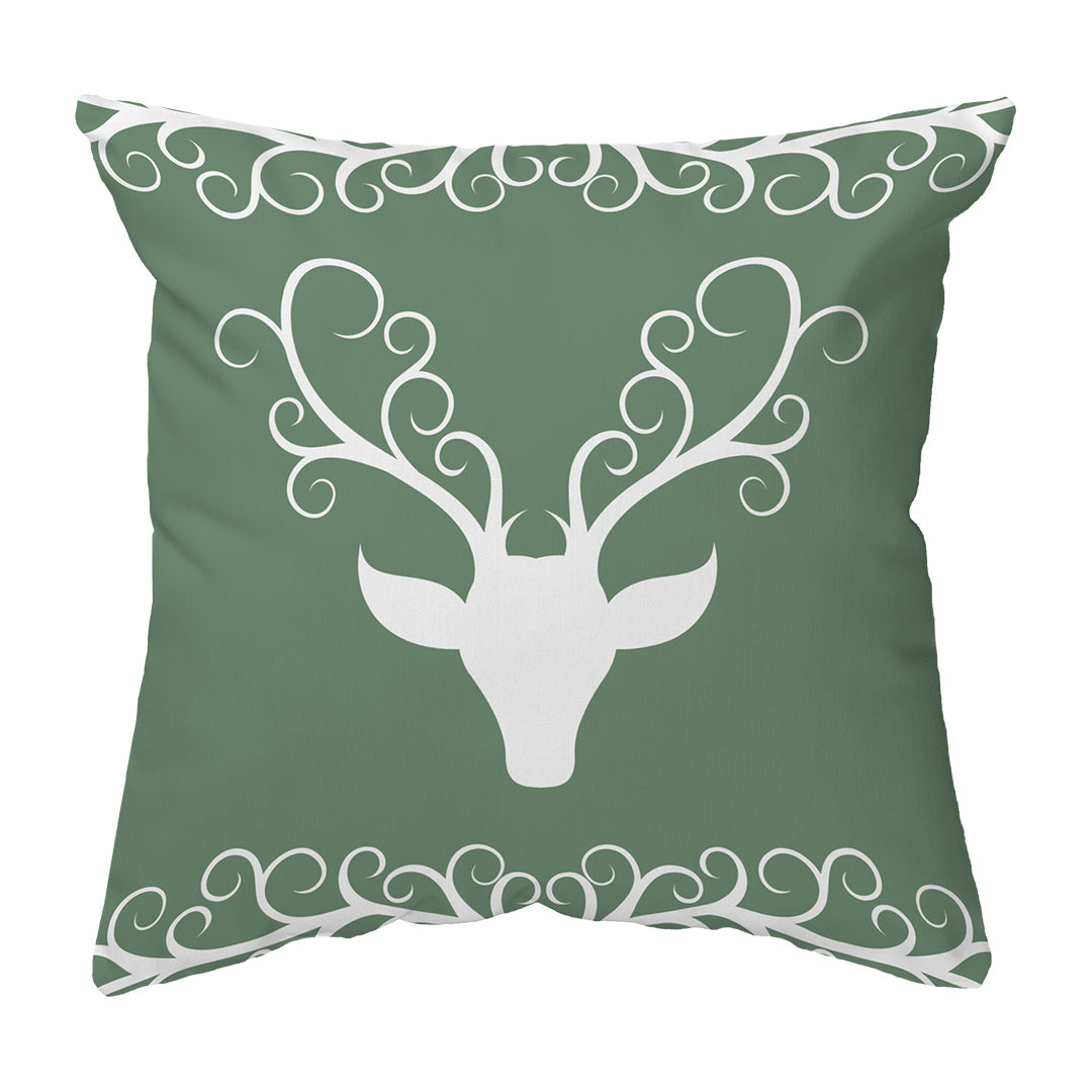 Zippered Pillow Stag
