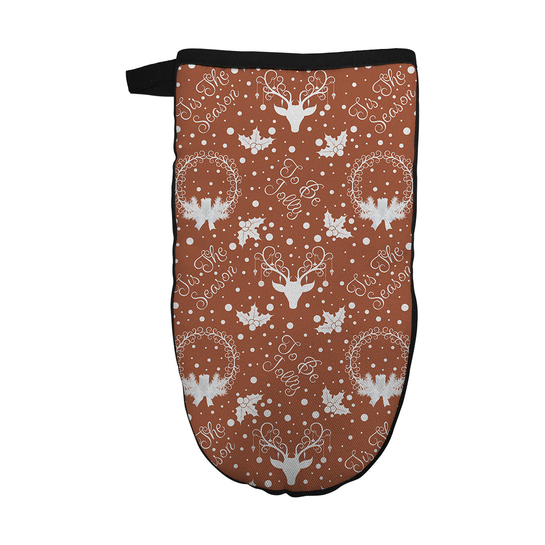 Oven Mitt Yule Pattern