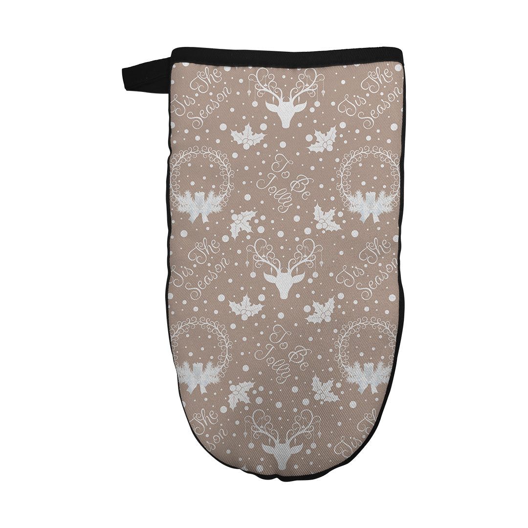 Oven Mitt Yule Pattern