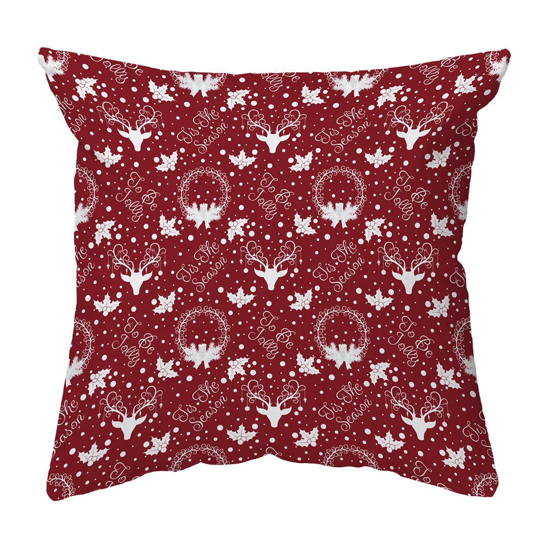 Throw Pillow Yule Pattern