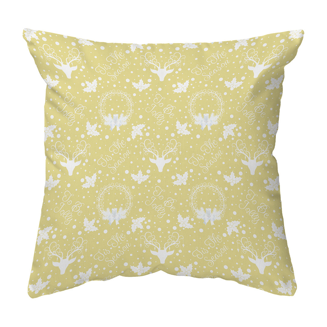Throw Pillow Yule Pattern