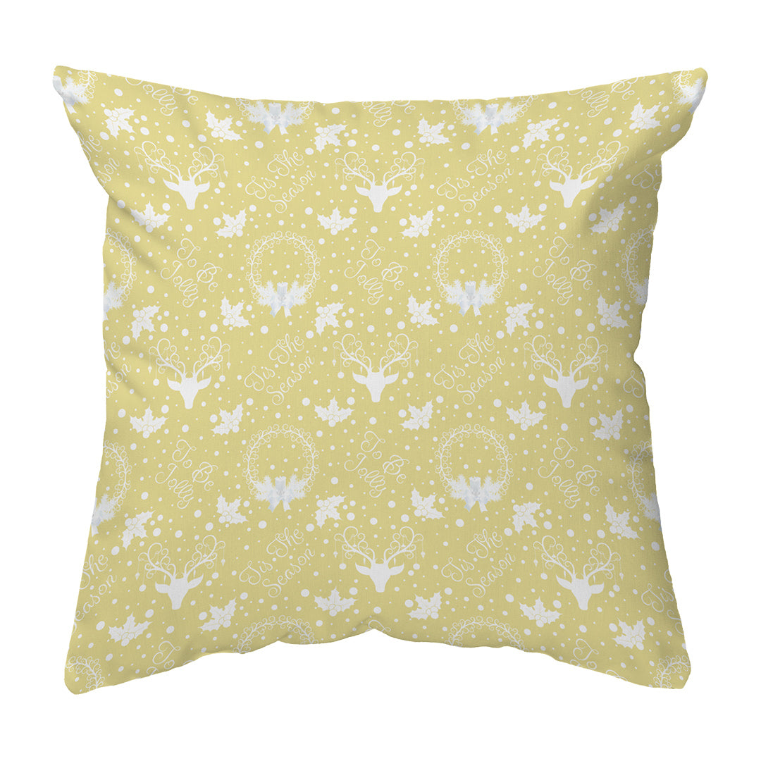 Zippered Pillow Shell Yule Pattern