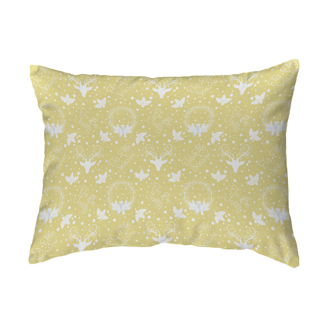 Throw Pillow Yule Pattern