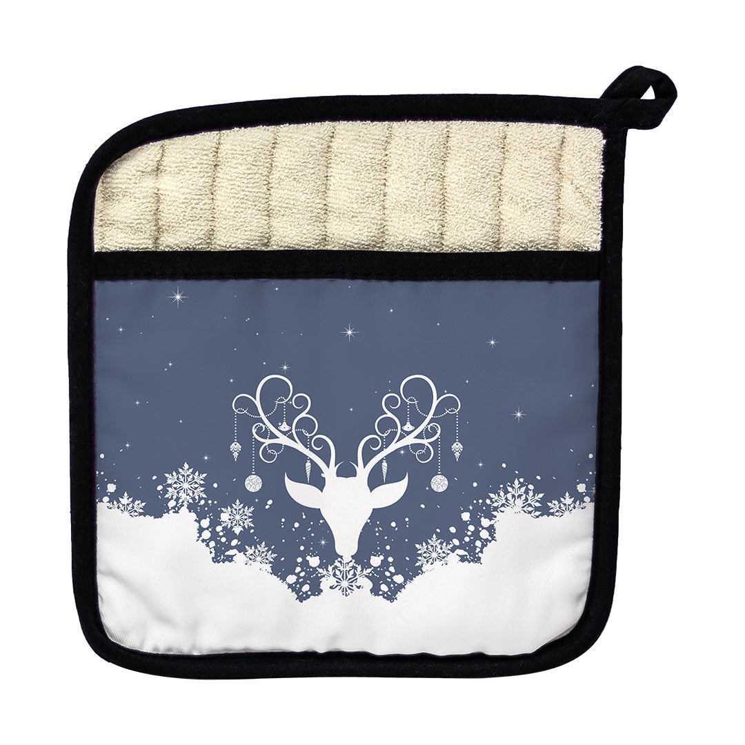 Pot Holder Yule Stag