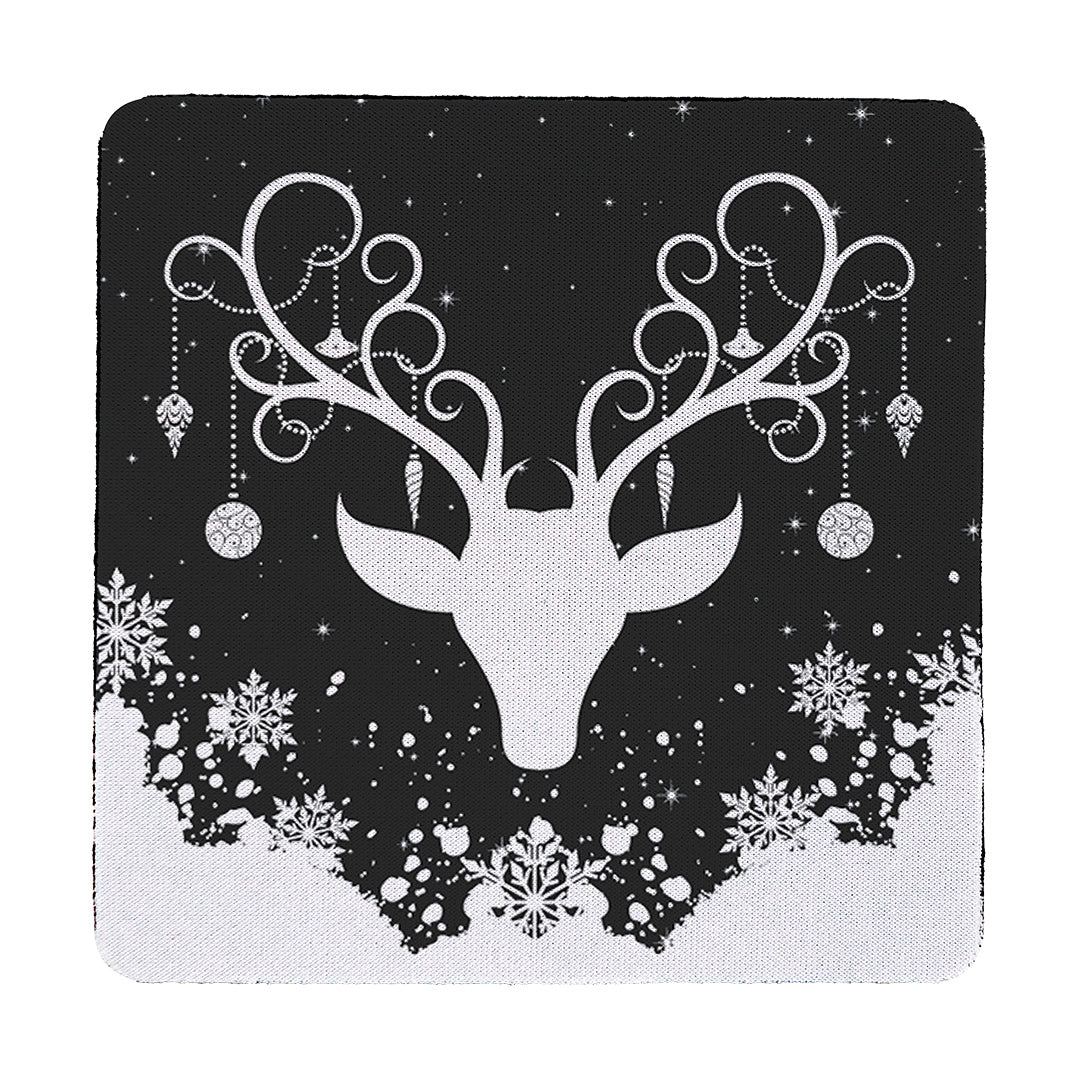 Coaster Yule Stag