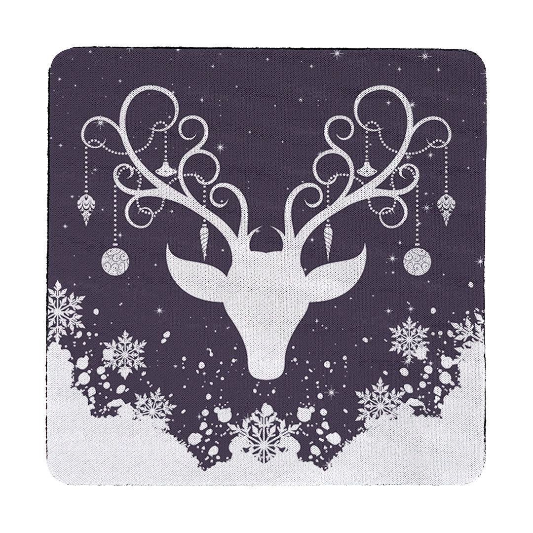 Coaster Yule Stag