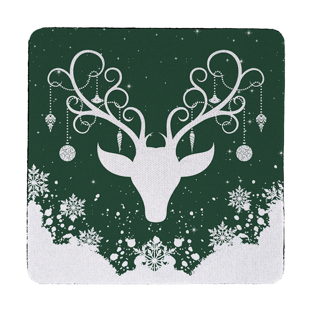 Coaster Yule Stag